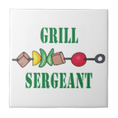 Grill Sergeant Tegeltje (Voorkant)