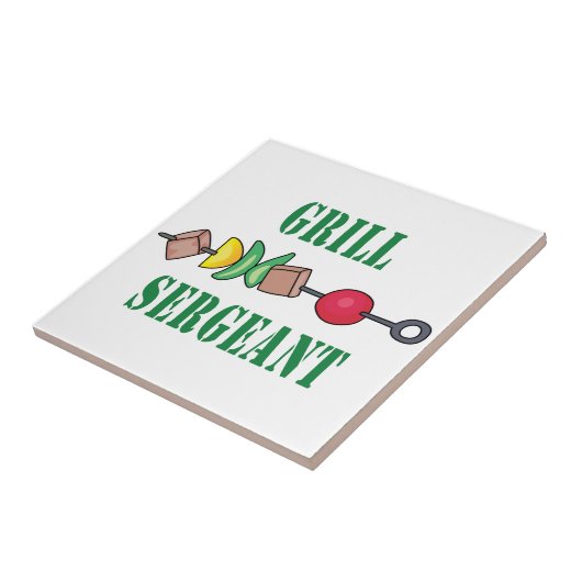 Grill Sergeant Tegeltje (Zijkant)