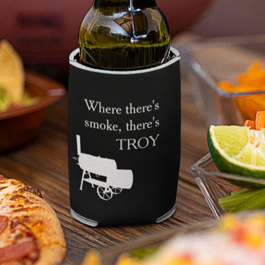 Grill Smoker BBQ Cook Gift Personalized Blikjeskoeler