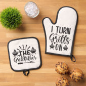 Grill Vader  Ovenwant & Pannenlap Set (Top down)