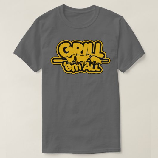 Grill ze allemaal t-shirt (Design voorkant)