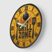 Grill Zone BBQ Grill Master Kitchen Rustic Grote Klok (Hoek)