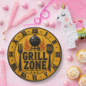 Grill Zone BBQ Grill Master Kitchen Rustic Papieren Bordje (Feest)