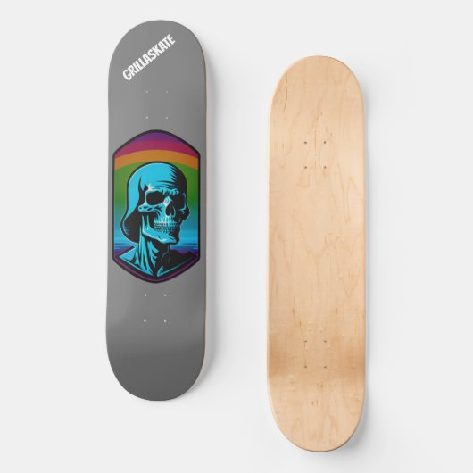 GrillaSkate Kcustom Design 002A Skateboard (Voorkant)