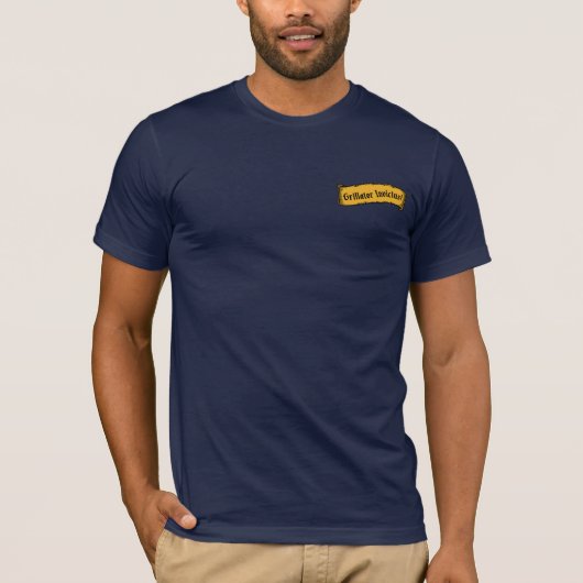 Grillator Invictus, de geloofsbelijdenis van Grill T-shirt (Voorkant)