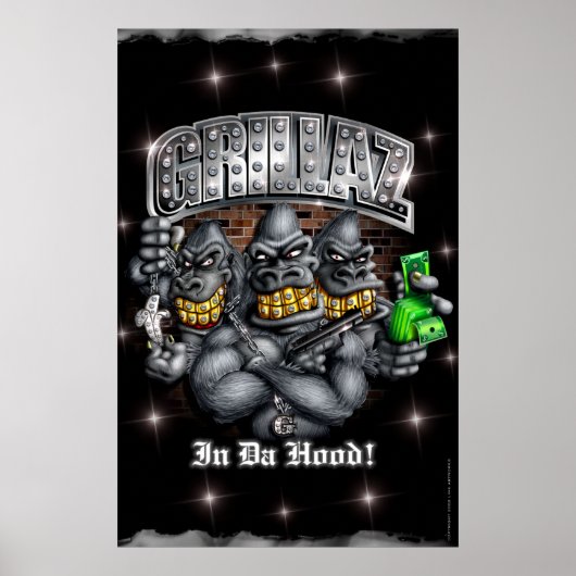 GRILLAZ POSTER (Voorkant)
