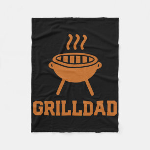 Grilldad Barbecue Grill Daddy Master Bbq Smoker Ch Fleece Deken