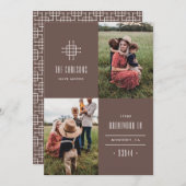 Grille Moving Announcement - Bruin Aankondiging (Voorkant / Achterkant)