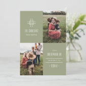 Grille Moving Announcement - Groen Aankondiging (Staand voorkant)