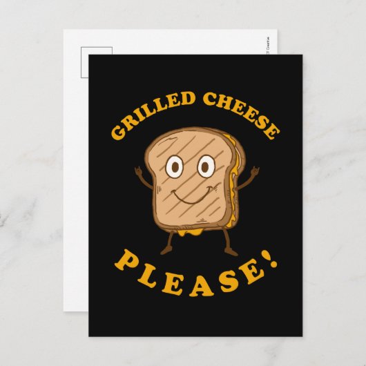 Grilled Cheese alsjeblieft Briefkaart (Voorkant / Achterkant)