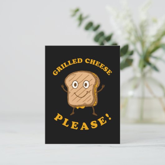 Grilled Cheese alsjeblieft Briefkaart (Staand voorkant)
