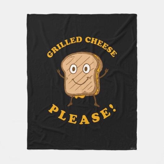 Grilled Cheese alsjeblieft Fleece Deken (Voorkant)