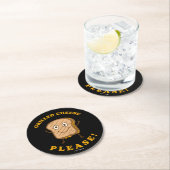 Grilled Cheese alsjeblieft Ronde Kartonnen Onderzetter (Insitu)