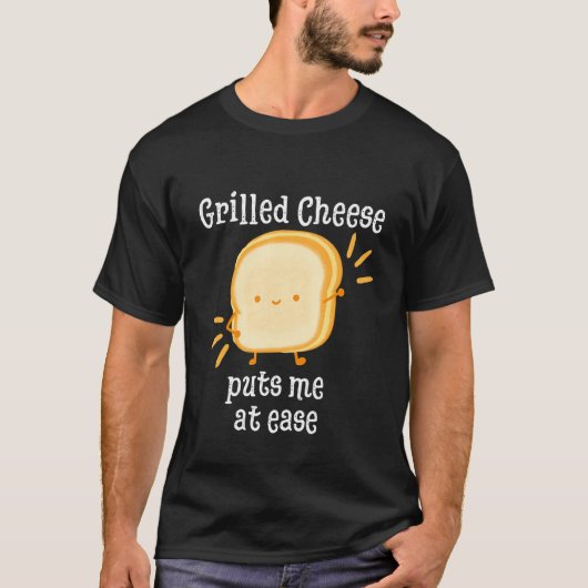 Grilled Cheese Cheesey Comfort Food Sandwich T-shirt (Voorkant)