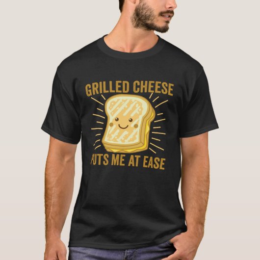 Grilled Cheese Cheesey Comfort Food Sandwich T-shirt (Voorkant)