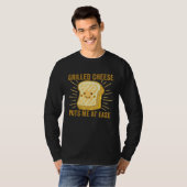 Grilled Cheese Cheesey Comfort Food Sandwich T-shirt (Voorkant volledig)