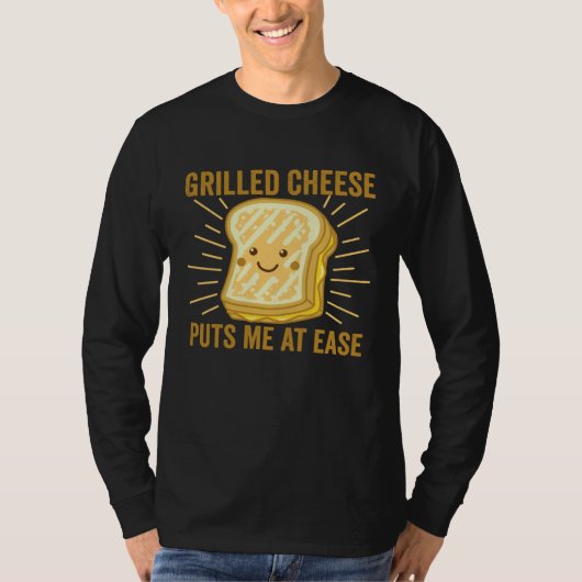 Grilled Cheese Cheesey Comfort Food Sandwich T-shirt (Voorkant)
