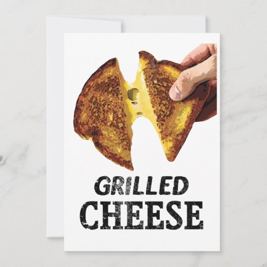 Grilled Cheese Kaart (Voorkant)