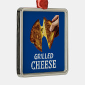 Grilled Cheese Metalen Ornament (Rechts)