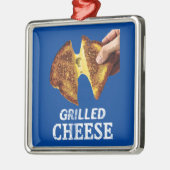 Grilled Cheese Metalen Ornament (Links)