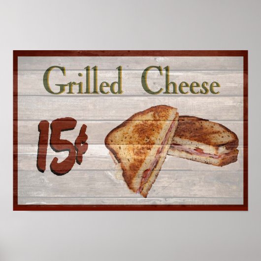 Grilled Cheese Poster (Voorkant)