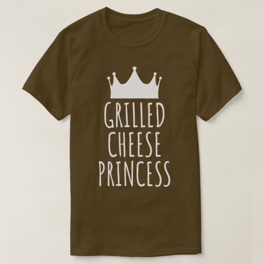 Grilled Cheese Princess T-shirt (Design voorkant)