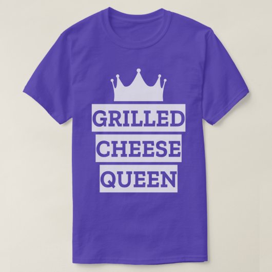 Grilled Cheese Queen T-shirt (Design voorkant)