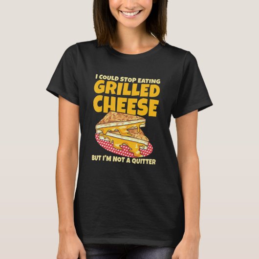 Grilled Cheese Sandwich for a Grilled Cheese   T-shirt (Voorkant)