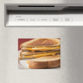 Grilled Cheese Sandwich Magneet (Insitu (Vaatwasser))