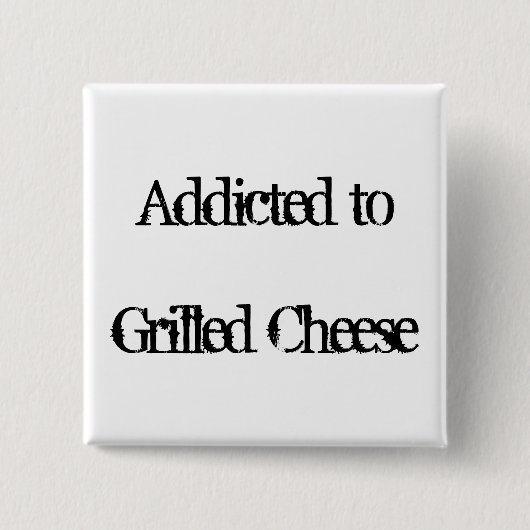 Grilled Cheese Vierkante Button 5,1 Cm (Voorkant)