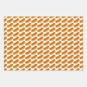 Grilled Hot Dog Pattern Inpakpapier Vel (Voorkant)