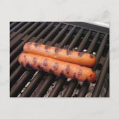 Grilled Hot Dogs Briefkaart (Voorkant)