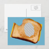 grilled-kaas Sandwich Briefkaart (Voorkant / Achterkant)