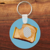  grilled-kaas Sandwich Sleutelhanger (Voorkant)