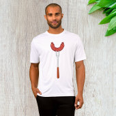 Grilled Sausage on BBQ Fork T-shirt