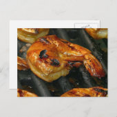 Grilled Shrimp Briefkaart (Voorkant / Achterkant)