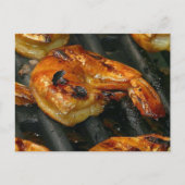 Grilled Shrimp Briefkaart (Voorkant)