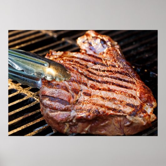 Grilled Steak Poster (Voorkant)