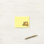 Grilled Toasted Cheese Toastie Sandwich Foodie Post-it® Notes (Op bureau)