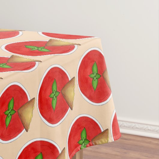 Grilled Toasted Cheese Toastie Tomato Basil Soup Tafelkleed (Voorbeeld)