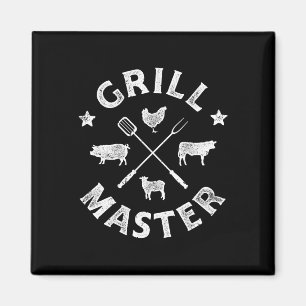 Grillemester Funny Pork Bbq Barbecue Grillemester Magneet