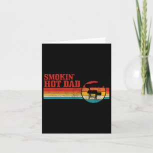 Grillen BBQ Funny Fathers Day Grill Smoki Kaart