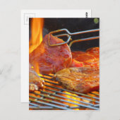 grillen briefkaart (Voorkant / Achterkant)