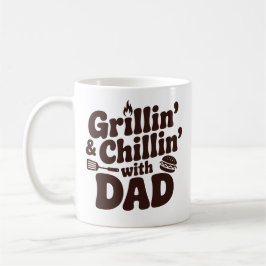 Grillen en chillen met papa koffiemok