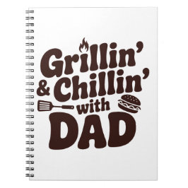 Grillen en chillen met papa notitieboek