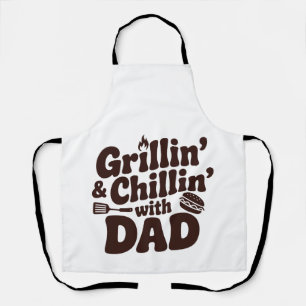 Grillen en chillen met papa schort