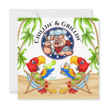 Grillen en Chillen Uitnodiging