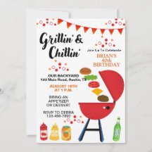 Grillen en Chillen Volwassenen Verjaardag