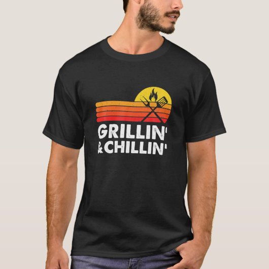 Grillen en koelen Smoke Meat BBQ Gift Home T-shirt (Voorkant)