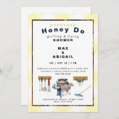 Grillen & Fixing Yellow Couples Douche Kaart (Voorkant / Achterkant)